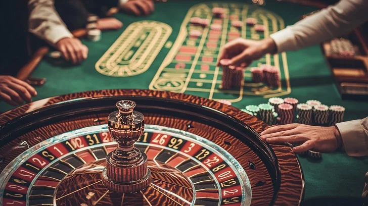 Roulette Table Action