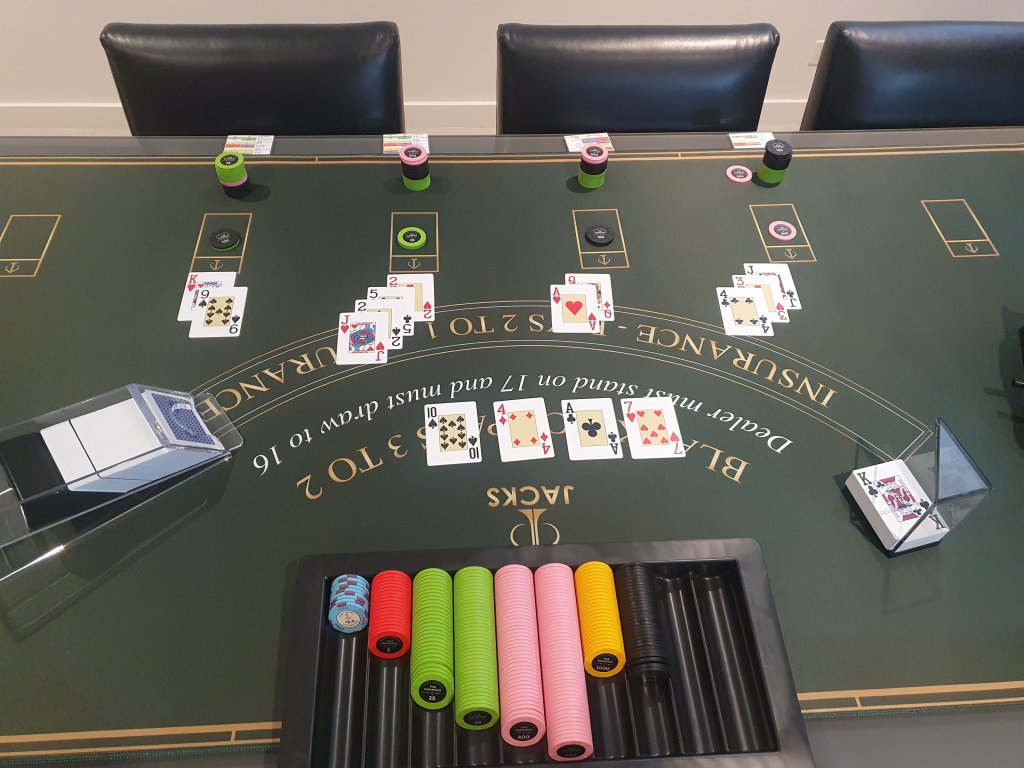 Blackjack Table Setup